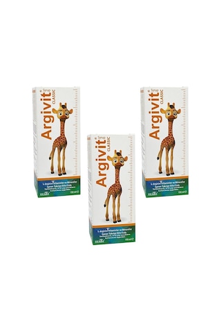 Argivit Multivitamin Şurup 3 x 150 ML