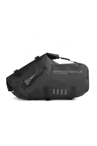 Rhinowalk Rackless 28l Motosiklet Yan Çanta Seti 14l + 14l - Yan Çanta Demiri Gerektirmez - %100 Su Geçirmez Siyah