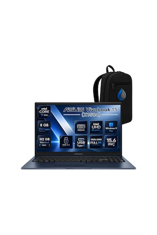 Asus VivoBook 15 X1504VA-BQ5456RNP01 Core 7 150U 8 GB 512 GB SSD 15.6" W11P Dizüstü Bilgisayar