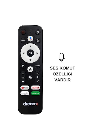 Dreamstar İ3 - İ3 Pro Androidbox Kumandası Logolu - Ses Komutlu