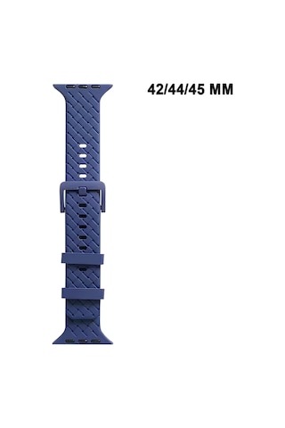 Apple Watch Uyumlu Watch 1/2/3/4/5/6/se/7/8/9 Serileri 42/44/45/49 Mm Kordon Kayış Silikon Mt92
