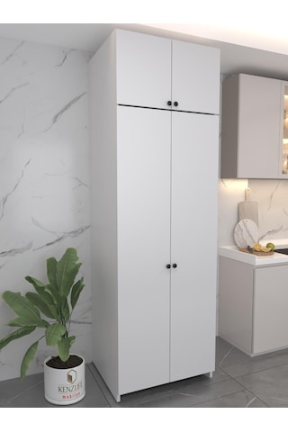 Kenzlife Buzdolabı Derin Dondurucu Dolabı Modülü Grönland Beyaz 240 100 90 Kapaklı Arkalıksız Beyaz
