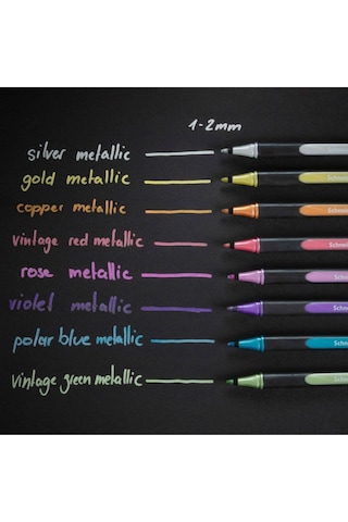 Schneıder Metalik Roller Kalem 1-2 Mm Vintage Yeşl