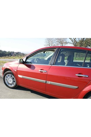 Renault Megane 2 Hb Krom Cam Çıtası 4 Parça 2002-2010 Arası