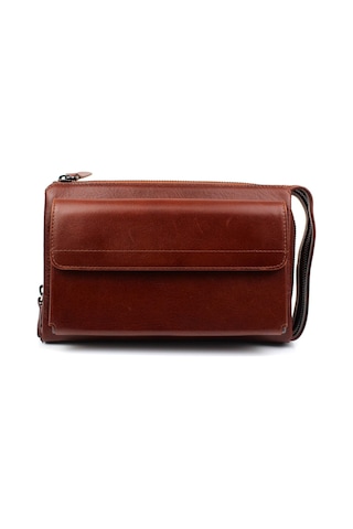 Alphaclub Bag Erkek Hakiki Deri Bordo El Çantası Clutch Portföy Çanta