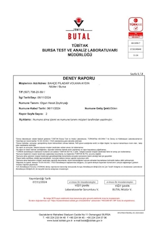 Bahçe Piladar Olgun Hasat Natürel Sızma Zeytinyağı 5 Lt Teneke 2024-2025 Hasat