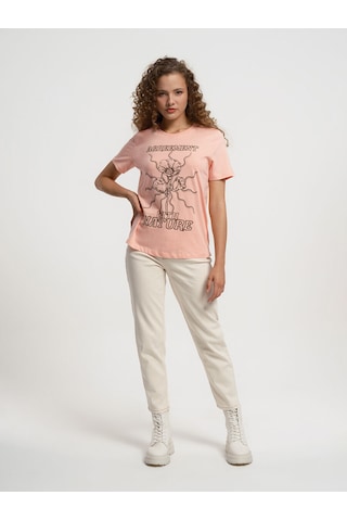 Loft Loose Fit Kadın Sweatshirt Pale Pınk