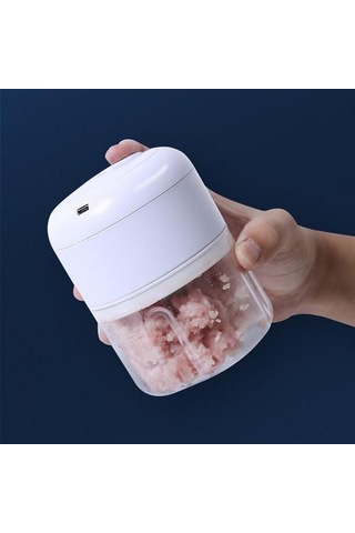 250 Ml Sarımsak Masher Sebze Kesici Çocuk Gıda Takviyesi Makinesi Taşınabilir Et Değirmeni Sebze Kıyıcı Sarımsak Presleri Ahşap