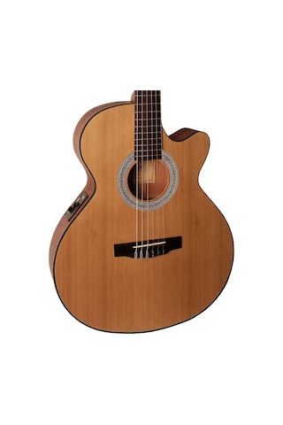 Cort Cec1 Op Elektro Klasik Gitar Kılıf + Askı + Jak + Pena