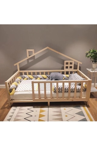 Babykinder Baby Kinder Luxury Montessori Doğal Bebek Ve Çocuk Karyolası