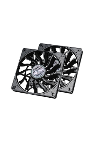 Akasa 12Cm Slim Pwm Yüksek Performans Siyah Kasa Fanı Ak Fn078