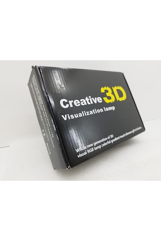 3d Doğum Günü 1 Figürlü Gece Lambası Çok Renkli
