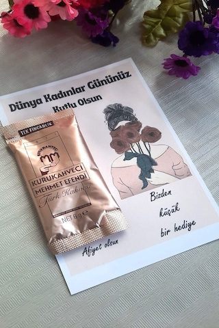 Kurukahveci Mehmet Efendi 8 Mart Kadınlar Günü Hediye Türk Kahvesi Jelatinli 25 x 6 G