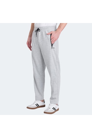 Slazenger KALINA IN Erkek Fermuar Cepli Gri Eşofman Altı
