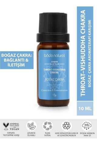 Bade Natural Boğaz Çakra Aromaterapi Karışımı 10 ML