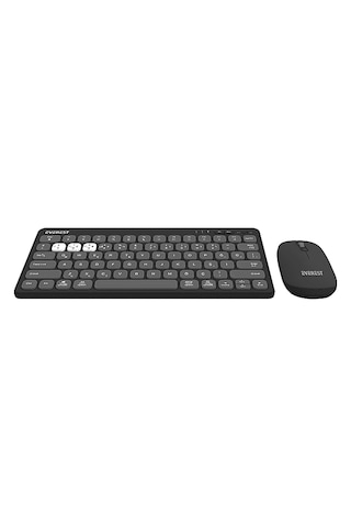 EVEREST Lumi KM-BT903 3in1 3 BT + 2.4 1600dpi Ultra İnce Q 4 Cihaz Bağlantılı Klavye ve Mouse Set