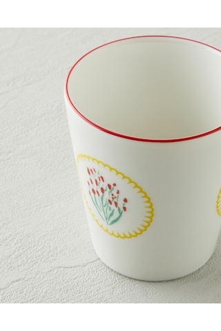 English Home Brightfloria Porselen Bardak 260 Ml Beyaz