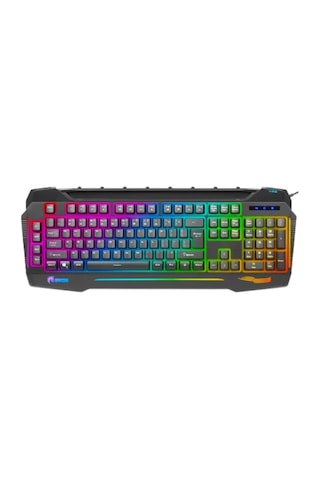 Klavye Gk702-rgb Black Kablolu Multımedya Q Tr