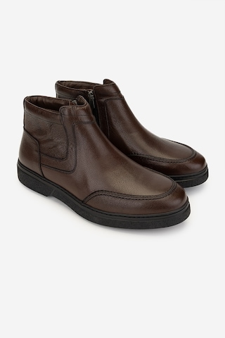 Valmenti Erkek Hakiki Deri Kahverengi Casual Bot 01 2076 Erk Bot Sk24-25 Kahve Kahverengi