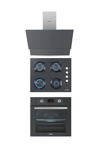 Kumtel B66-SF2 (DDT) - KO-40 TAHDF - DA6-835 Antrasit Ankastre Set