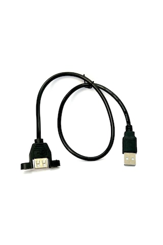 0.5 Metre Panel Tipi Dişi Erkek Usb Vidalı Usb Extension Usb Pane