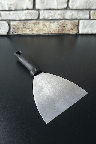 Bakalit Saplı Çelik Spatula-hamur Kesici-kazıyıcı-çevirici-24 Cm-orta Boy