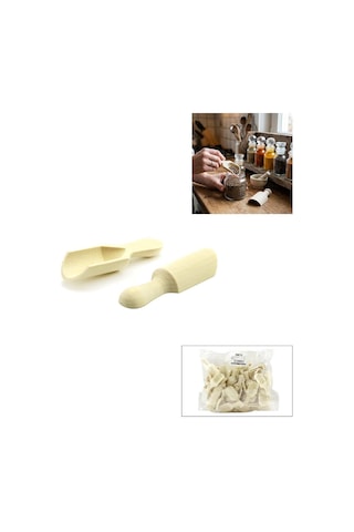 İbico İ22-401 Ahşap Bambu Kürek Baharat Kaşığı 2.5 Cm- 100'li Paket
