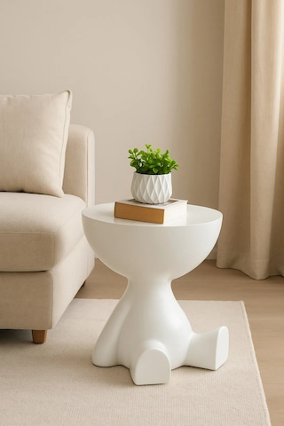 Tedy Yan Sehpa & Ayıcık Zigon Sehpa & Pinterest Sehpa Modeli - Beyaz Beyaz