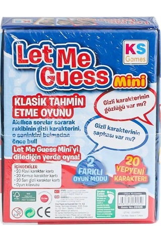 25125 Let Me Guess Mini -ks Games