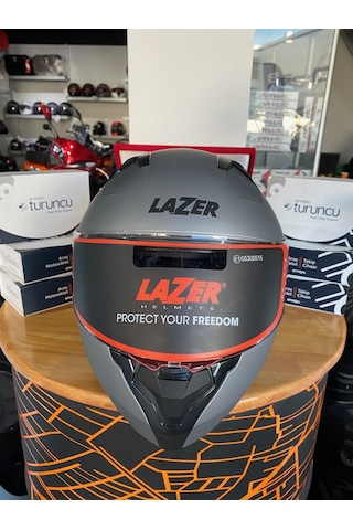 Lazer Golden Çene Açılır Kask Mat Gri