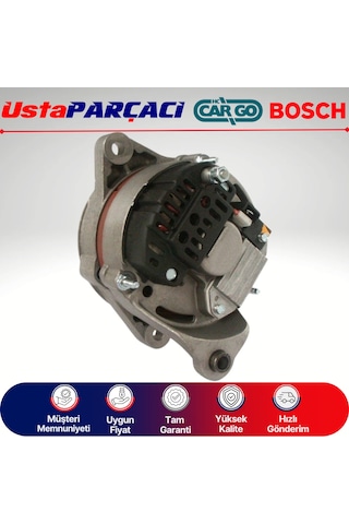 Bosch - Cargo Alternatör 14v 65a Tofaş Doğan Kartal Slx Fiat Uno Tempra Tipo Şarj Dinamosu 7715319