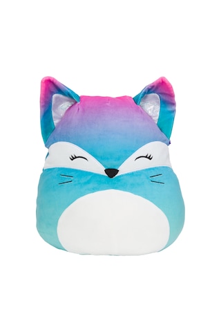Squishmallow Pembe Mavi Tilki Vickie 20 cm