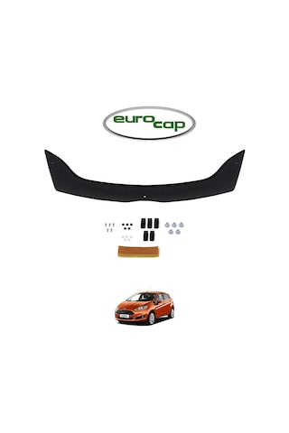 Eurocap Ford Fiesta Ön Kaput Koruyucu Rüzgarlık Abs 2009-2012