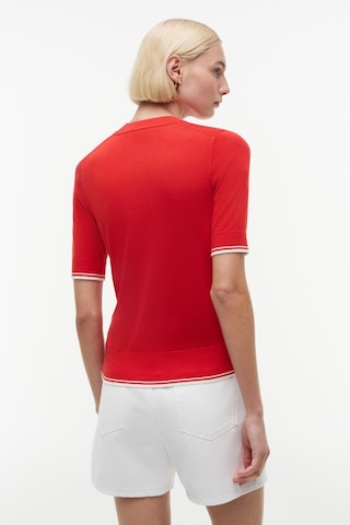 Tommy Hilfiger Lyocell Sılk C-nk Ss Swtr Kadın Kırmızı Kazak - Ww0ww51054