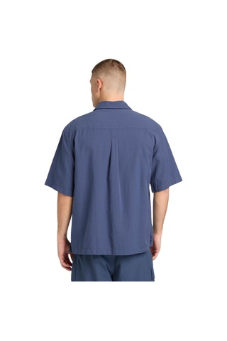 B0a44b5eyp1-r Timberland Ss Seersucker Resort Shirt Erkek Gömlek Mavi B0a44b5eyp1-r