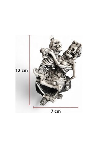 Ölümsüz Aşk Gotik Romantik İskelet Çift Biblosu 1
