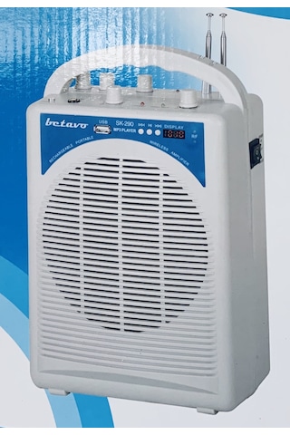 Betavo Sk-290 Kablosuz Mikrofonlu Ses Amplifikatör Hoparlör + Yak