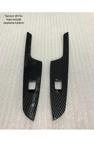 Hyundai Tucson Kapı Kolçak Kaplama - Karbon (499630473)
