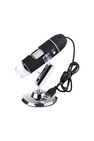 Zenvia Nikula-1600x Usb Dijital Mikroskop Kamera Endoskop 8led Büyüteç Metal Standı Znv2026