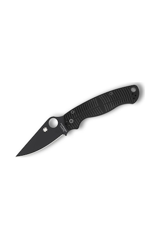 Spyderco Para Military 2 Salt Black G10 Cpm Magnacut Black Blade Plainedge Kamp Çakı Siyah 41905726