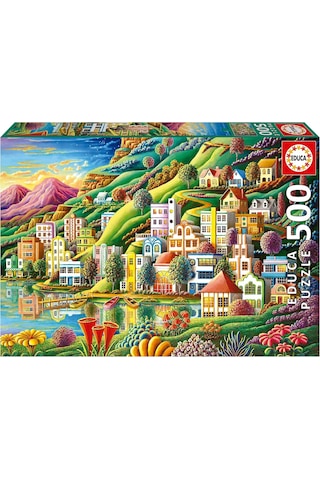 Educa 500 Parça Gizli Liman Puzzle - 19552 - Hidden Harbor