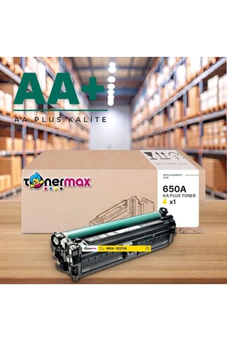 Hp 650a Ce272a Sarı Uyumlu Toner Aa Plus / Color Laserjet Enterprise Cp5525 / M750