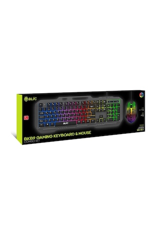Miaxtreme Rainbow Bkb9 Rgb Gaming Kalavye Kablolu Mekanik 105 Tuşlu Led Işıklı Oyuncu Klavye Mouse