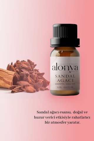 Sandal Ağacı Esansiyel Uçucu Koku Yağı Buhurdanlık Esansı Oda Kokusu Aromaterapi Yağı 10 Ml Sandal Ağacı