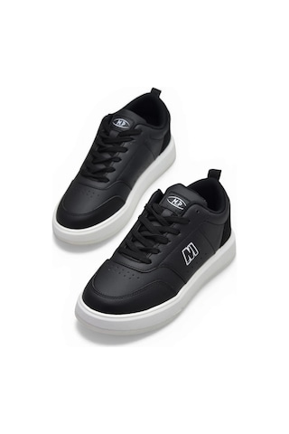 Papatay 2084 Rahat Ortopedik Taban Günlük Unisex Spor Ayakkabı Ortopedik Taban Siyah