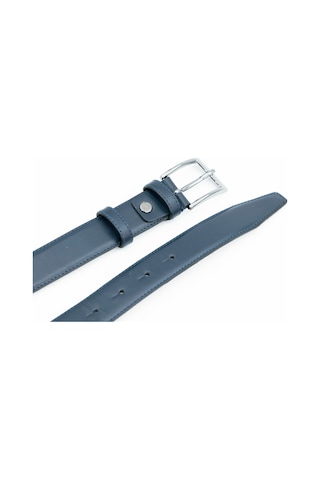 Tuna Hakiki Deri Klasik İnce Erkek Kemer 2.7 Cm- Kmr5000 Lacivert