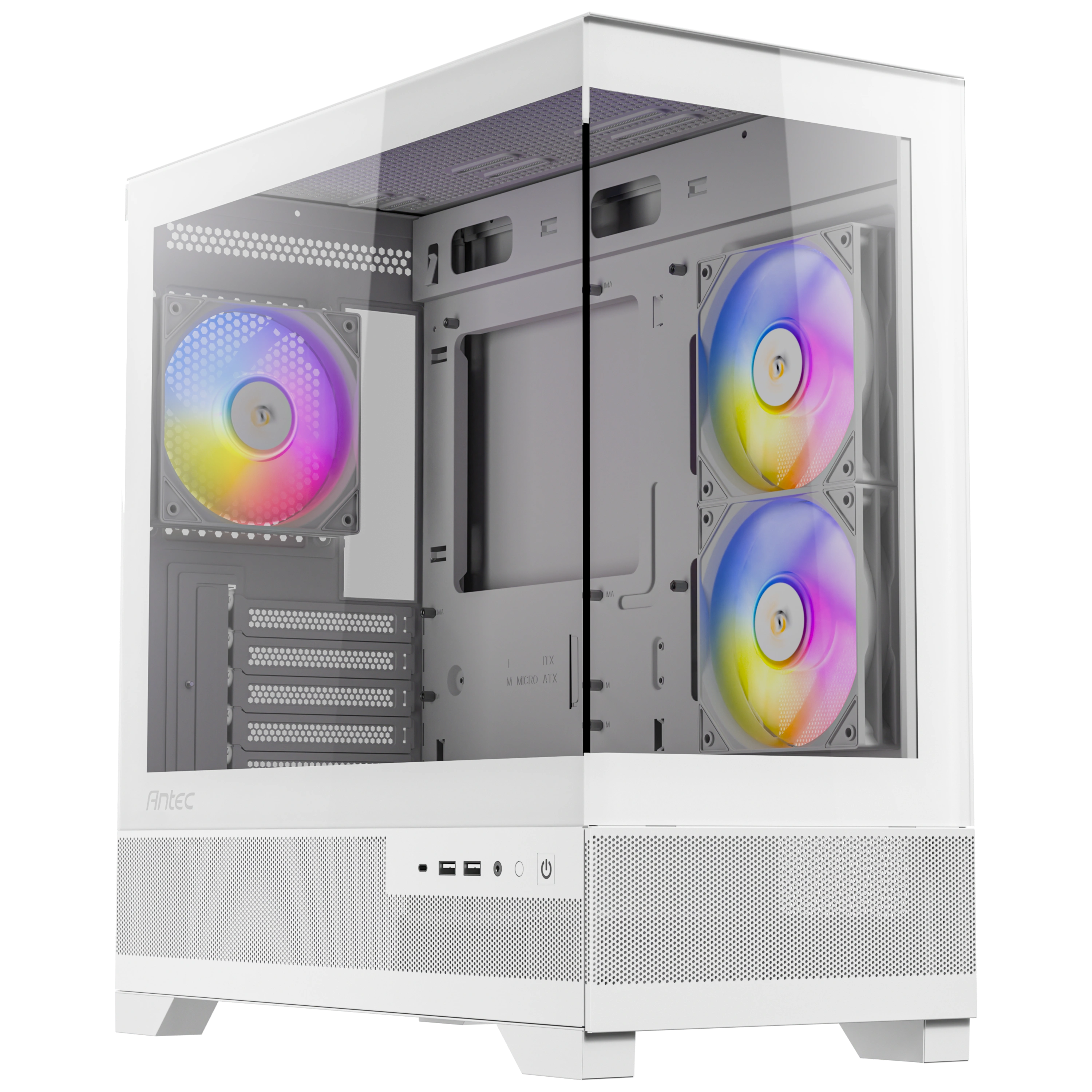 Antec Cx500m Argb 3x120mm Fan Matx Beyaz Mid Tower Gaming Oyuncu Kasası