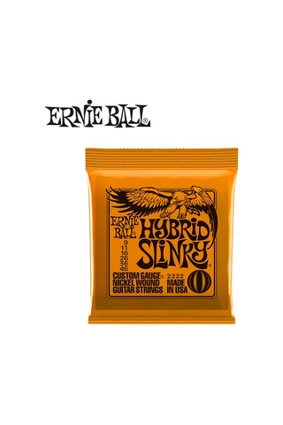Vkemall Ernie Ball 2222 Hibrit Slinky Nikel Sarılı Elektrik Gitar Telleri 9-46 Çok Renkli