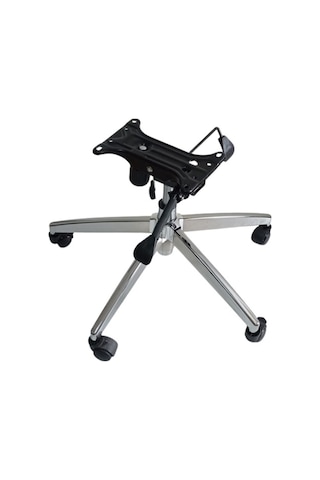 Kamusalmarket Makam Koltuğu Ayağı Çap 70 Cm Çift Kol Mekanizma Krom Pistonlu