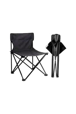 Xindoker Küçük Boy Siyah Dışarıda Kullanıma Uygun Katlanabilir Balıkçılık Sandalyesi - Yüksek Dayanıklı, Taşınabilir, Kaymazsız Piknik, Kamp, Barbekü Sandalyesi Çok Renkli